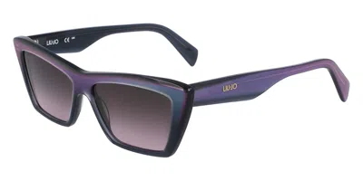 Liu •jo Lj802s 314 Women's Sunglasses Grey Size 54 In Purple