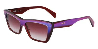 Liu •jo Lj802s 435 Women's Sunglasses Burgundy Size 54 In Purple