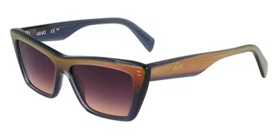 Liu •jo Lj802s 620 Women's Sunglasses Grey Size 54 In Multi