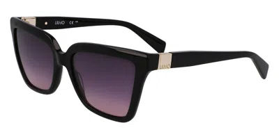 Liu •jo Lj803s 001 Women's Sunglasses Black Size 56