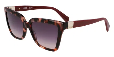 Liu •jo Lj803s 658 Women's Sunglasses Tortoiseshell Size 56 In Brown
