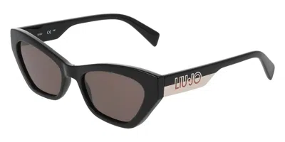 Liu •jo Lj807s 001 Women's Sunglasses Black Size 53