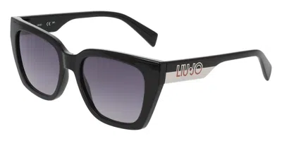 Liu •jo Lj808s 001 Women's Sunglasses Black Size 53