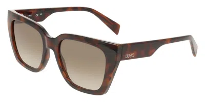 Liu •jo Lj808s 240 Women's Sunglasses Tortoiseshell Size 53