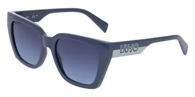 Liu •jo Lj808s 400 Women's Sunglasses Blue Size 53