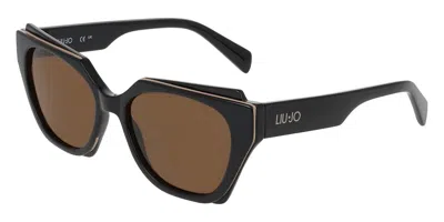 Liu •jo Lj809s 001 Women's Sunglasses Black Size 55