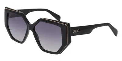 Liu •jo Lj810s 001 Women's Sunglasses Black Size 56