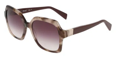 Liu •jo Lj811s 281 Women's Sunglasses Tortoiseshell Size 55 In Brown