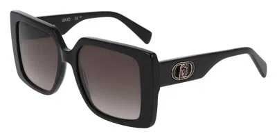 Liu •jo Lj816s 001 Women's Sunglasses Black Size 55
