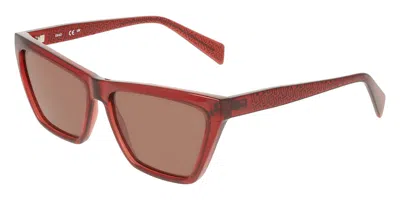 Liu •jo Lj817s 600 Occhiali Da Sole Rossi Per Donna In Red