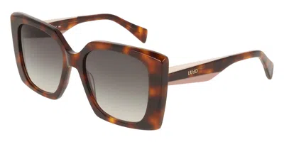 Liu •jo Lj819s 240 Occhiali Da Sole Tartarugatishell Per Donna In Brown