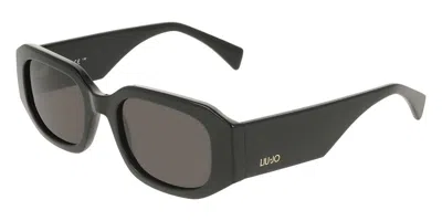 Liu •jo Lj820s 001 Occhiali Da Sole Neri Per Donna In Black