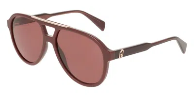 Liu •jo Lj821s 602 Occhiali Da Sole Rossi Per Donna In Burgundy