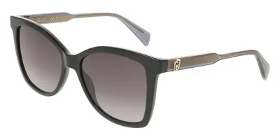 Liu •jo Lj822s 001 Occhiali Da Sole Neri Per Donna In Black