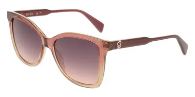 Liu •jo Lj822s 607 Occhiali Da Sole Borgogna Per Donna In Burgundy