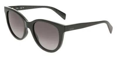 Liu •jo Lj825s 001 Occhiali Da Sole Neri Per Donna In Black