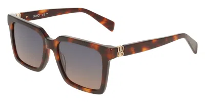 Liu •jo Lj826s 240 Occhiali Da Sole Tartarugatishell Per Donna In Brown