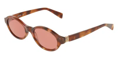 Liu •jo Lj827s 232 Occhiali Da Sole Tartarugatishell Per Donna In Brown