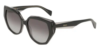Liu •jo Lj828s 005 Occhiali Da Sole Neri Per Donna In Multi