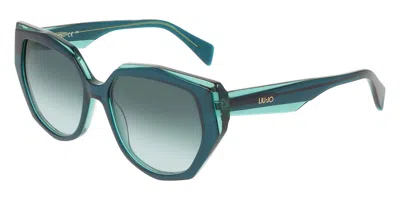 Liu •jo Lj828s 309 Occhiali Da Sole Verdi Per Donna