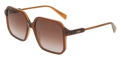 Liu •jo Lj830s 217 Occhiali Da Sole Marroni Per Donna