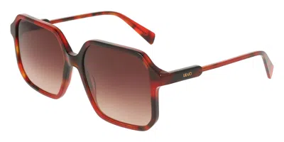 Liu •jo Lj830s 640 Occhiali Da Sole Tartarugatishell Per Donna In Red
