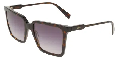 Liu •jo Lj831s 242 Occhiali Da Sole Tartarugatishell Per Donna In Brown