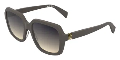 Liu •jo Lj833s 204 Occhiali Da Sole Grigi Per Donna In Brown