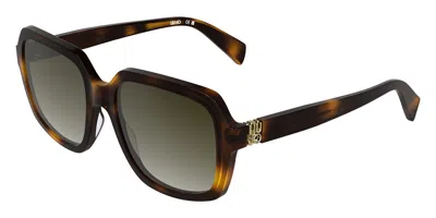 Liu •jo Lj833s 240 Occhiali Da Sole Tartarugatishell Per Donna In Black