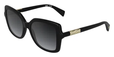 Liu •jo Lj834s 001 Occhiali Da Sole Neri Per Donna In Black
