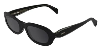 Liu •jo Lj836s 001 Occhiali Da Sole Neri Per Donna In Black