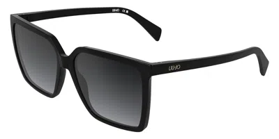 Liu •jo Lj837s 001 Occhiali Da Sole Neri Per Donna In Multi