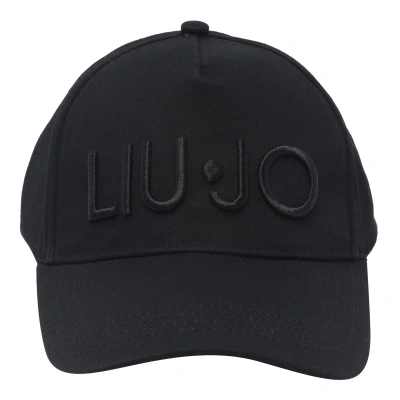 Liu •jo Logo Baseball Cap In Black