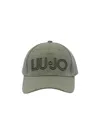 Liu •jo Logo Baseball Cap Curved Brim In Gray