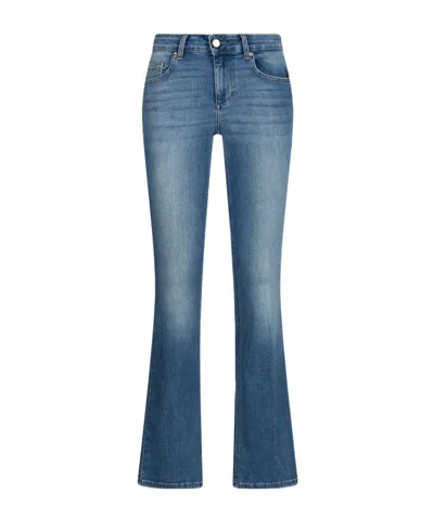 Liu •jo Logo Bootcut Jeans In Blue