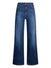 Liu •jo Flared High Waist Denim Jeans Trousers In Blue