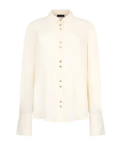 Liu •jo Liu Jo Logo Buttons Shirt In Neutral