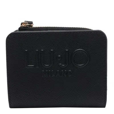 Liu •jo Logo Cards Holder In Black