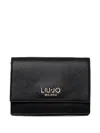 Liu •jo Logo Cross Body Bag In Black
