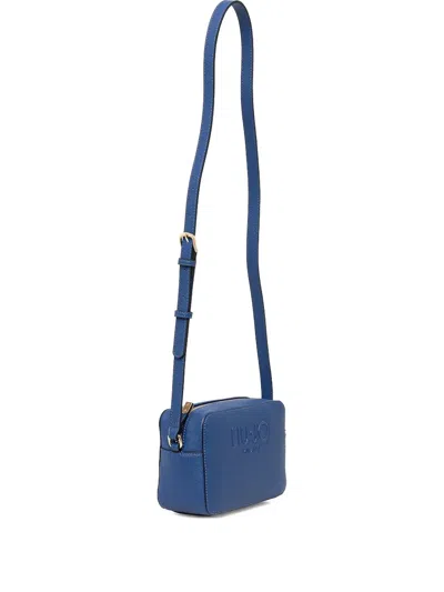 Liu •jo Logo Cross-body Bag In Blue