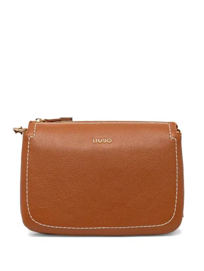 Liu •jo Logo Cross Body Bag In Brown