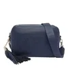 Liu •jo Logo-embellished Tassel Cross Body Bag In Blue