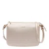 Liu •jo Logo Crossbody Bag In Golden