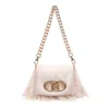 Liu •jo Small La Puffy Cross Body Bag In Pink
