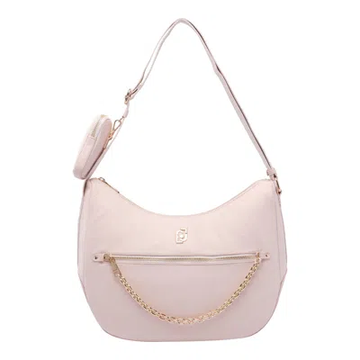 Liu •jo Logo Crossbody Bag In Pink