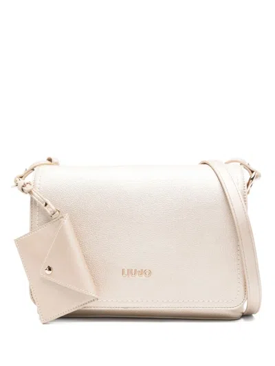 Liu •jo Logo Crossbody Bag In Yellow