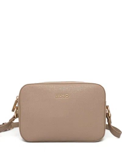 Liu •jo Logo-detail Cross Body Bag In Brown