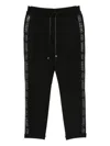 Liu •jo Logo-detail Drawstring Track Pants In Black