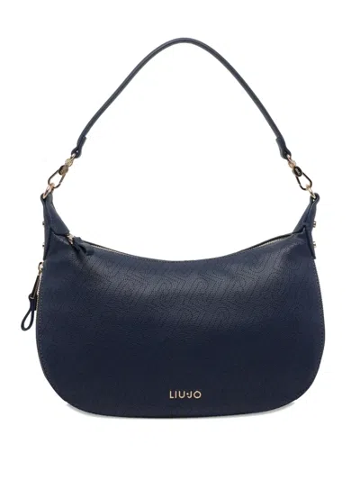 Liu •jo Logo-detail Shoulder Bag In Blue