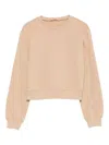 Liu •jo Logo-detail Sweatshirt In Neutral